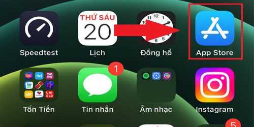 Cài đặt ứng dụng cho máy iOS